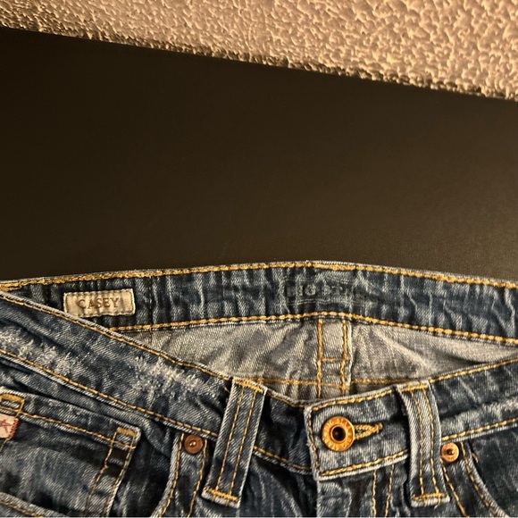 Big Star Women's Straight Leg Casey Jeans Size 28R Embroidered Back Pockets - Picture 12 of 16